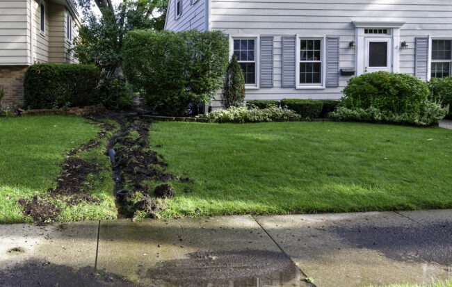 Drainage Trench